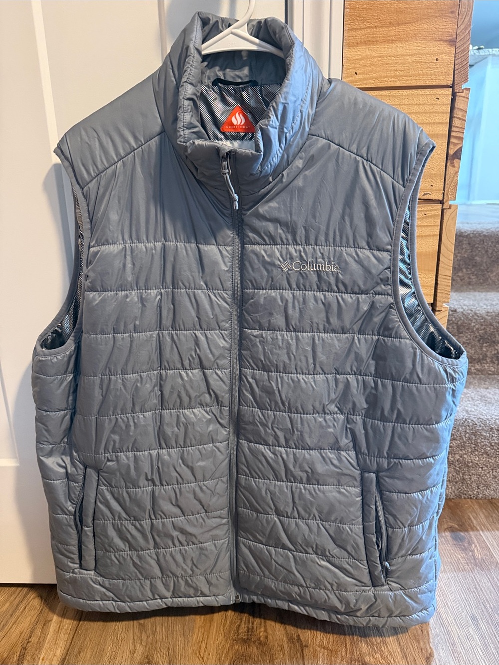 Columbia Men's Gray Quilted Insulated Vest